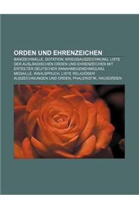 Orden Und Ehrenzeichen