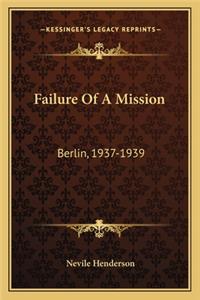 Failure Of A Mission