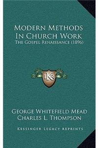 Modern Methods in Church Work