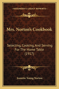 Mrs. Norton's Cookbook