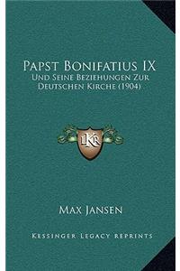 Papst Bonifatius IX