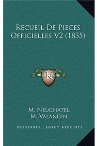 Recueil de Pieces Officielles V2 (1835)