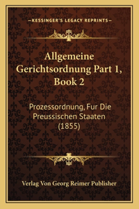 Allgemeine Gerichtsordnung Part 1, Book 2