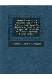 Motor-Vehicles for Business Purposes