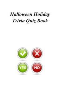 Halloween Holiday Trivia Quiz Book