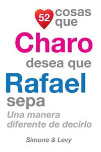 52 Cosas Que Charo Desea Que Rafael Sepa