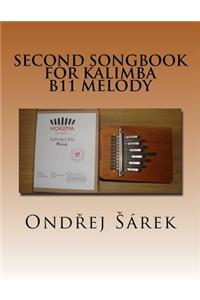 Second songbook for Kalimba B11 Melody