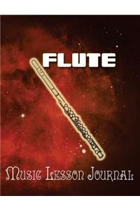 Flute Music Lesson Journal