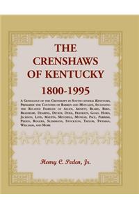 Crenshaws of Kentucky, 1800-1995