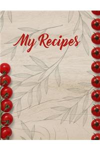 My Recipes. Collect the Recipes You Love in Your Own Recipe Book. Create Your Own Collected Recipes. Blank Recipe Book to Write in, Document all Your Special Recipes and Notes for Your Favorite.