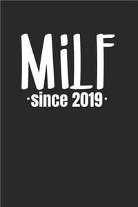 Milf Since 2019: Notebook Notizbuch Register Karo Kariert Journal Din A5 120 Seiten Matheheft I Schulheft I Skizzenbuch I Tagebuch I Ideenbuch I Sexy Mama I Mutter I