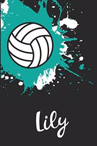 Lily Volleyball Notebook