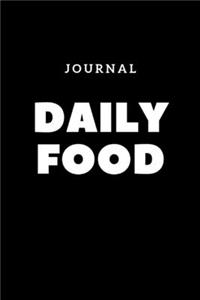 Daily Food Journal