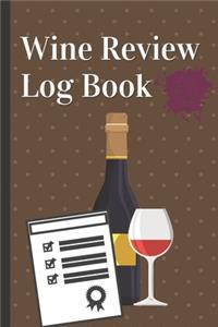 Professional Wine Review Log Book