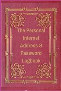 The Personal Internet Address & Password Logbook