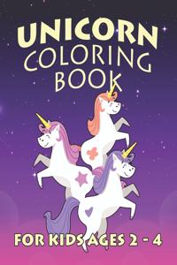 Unicorn Coloring Book for Kids Ages 2-4: Rainbow Unicorns Collection for Kids Coloring and have fun