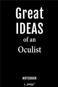 Notebook for Oculists / Oculist