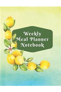 Weekly Meal Planner Notebook