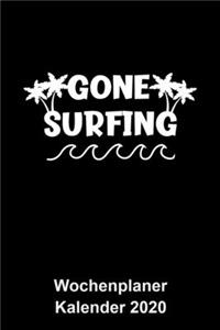 Gone Surfing Wochenplaner Kalender 2020