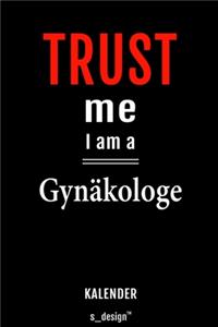 Kalender für Gynäkologen / Gynäkologe / Gynäkologin