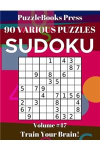 PuzzleBooks Press Sudoku 90 Various Puzzles Volume 47