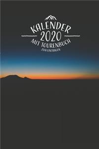 Kalender 2020 mit Tourenbuch zum Eintragen