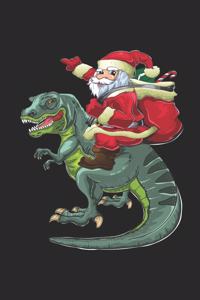 Santa And Dinosaur