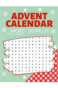 Advent Calendar Word Search