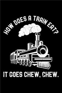 How Does A Train Eat? It Goes Chew. Chew.