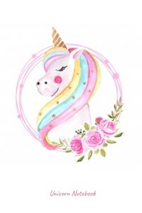 Unicorn Notebook: Unicorn Notebook for girls kawaii Unicorn