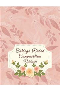 College Ruled Composition Notebook