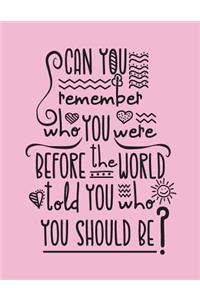 Can you remember