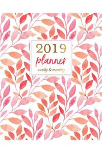 2019 Planner Weekly & Monthly