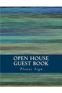 Open House Guest Book