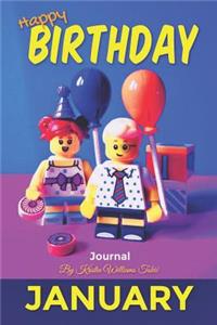 Happy Birthday Journal January