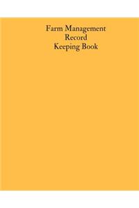 Farm Management Record Keeping Book