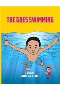 Tre Goes Swimming