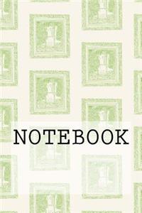 Notebook: Grot Window (Light Green), Rydal Water, Lake District. Dots (6 X 9): Dotted Paper Notebook