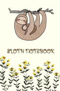 Sloth Notebook