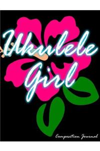 Ukulele Girl Composition Journal - Graph Paper