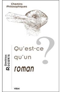 Qu'est-Ce Qu'un Roman?