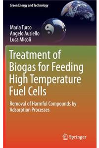 Treatment of Biogas for Feeding High Temperature Fuel Cells