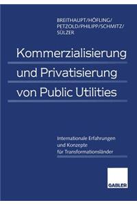 Kommerzialisierung Und Privatisierung Von Public Utilities
