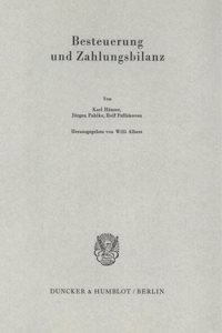 Besteuerung Und Zahlungsbilanz