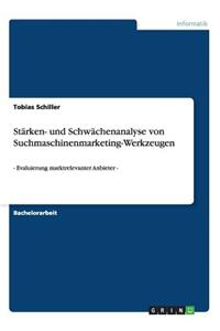 Stärken- und Schwächenanalyse von Suchmaschinenmarketing-Werkzeugen