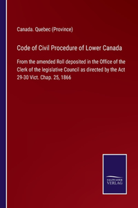 Code of Civil Procedure of Lower Canada