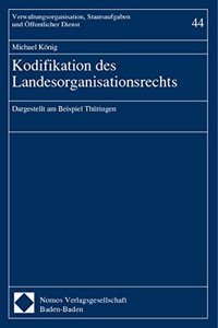 Kodifikation Des Landesorganisationsrechts