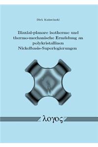 Biaxial-Planare Isotherme und Thermo-Mechanische Ermudung an Polykristallinen Nickelbasis-Superlegierungen