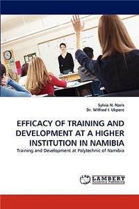 Efficacy of Training and Development at a Higher Institution in Namibia