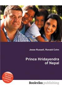 Prince Hridayendra of Nepal